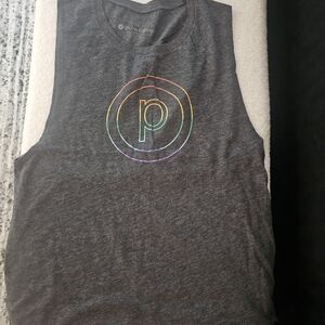 Pure Barre Charcoal Tank with Subtle Logo